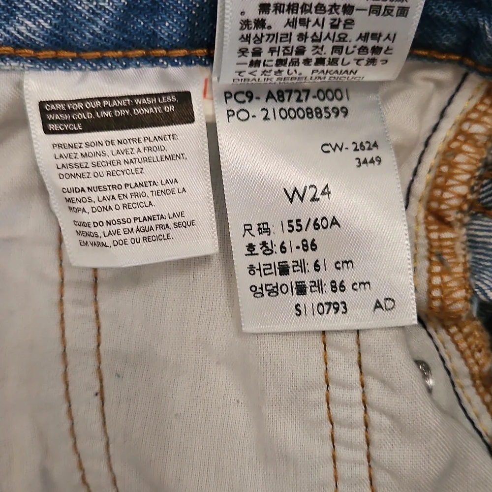 Levi's Light Blue Denim Maxi Skirt - Picture 12 of 12